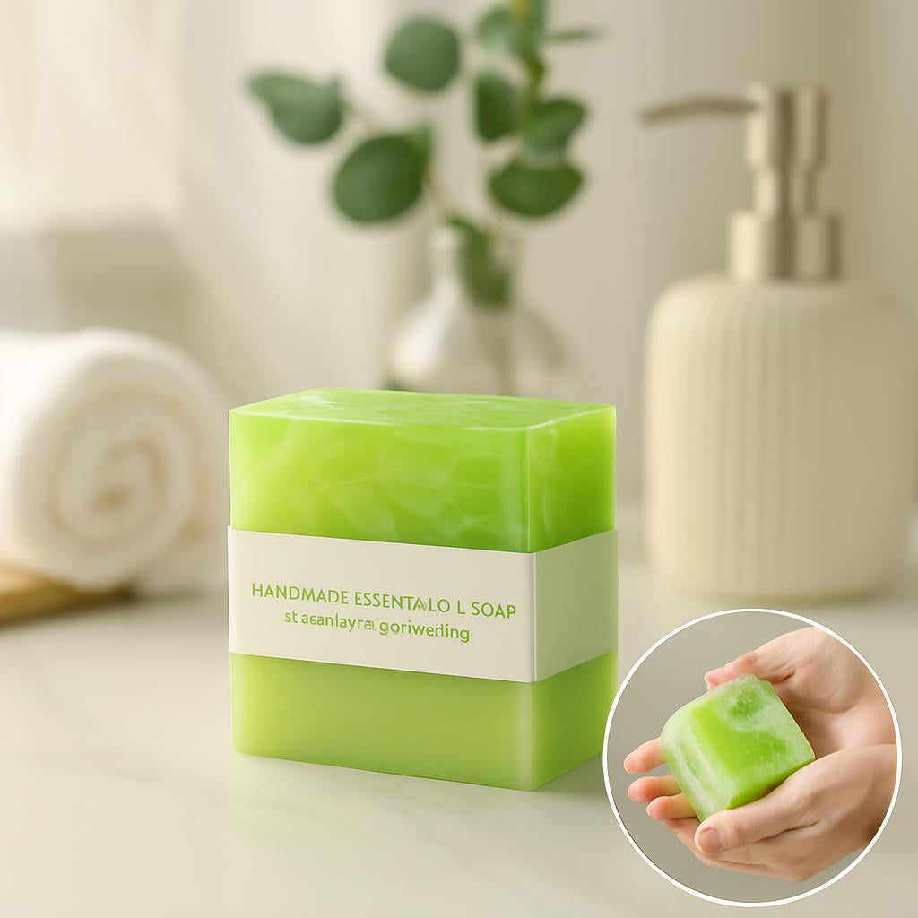 Handmade Essential Oil Soap – 3.53 oz (100 g) | Cleansing, Fragrant, Skin-Nourishing