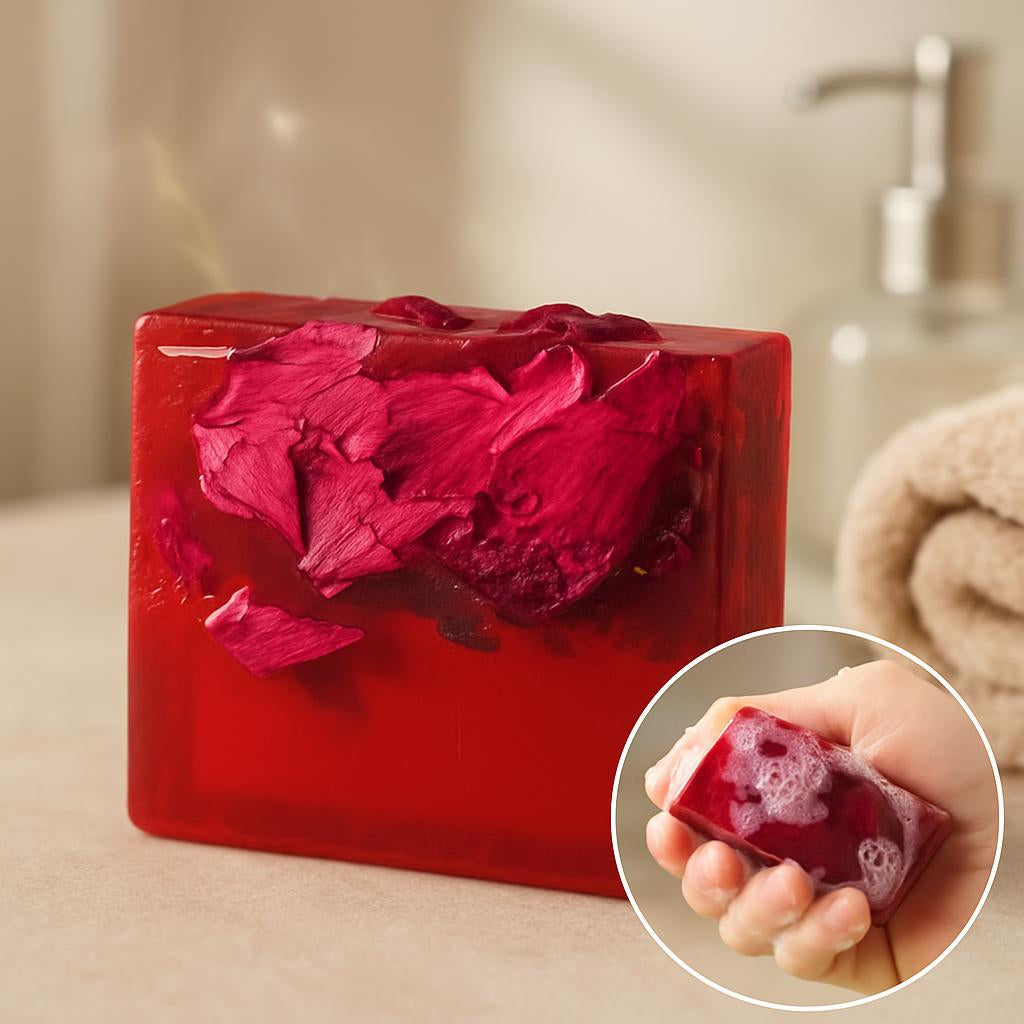 Handmade Flower Essential Oil Soap – Natural Moisturizing Cleanser