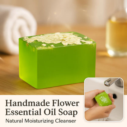 Handmade Flower Essential Oil Soap – Natural Moisturizing Cleanser