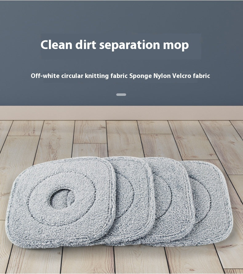 Reusable Gray Microfiber Mop Pads - Eco-Friendly Cleaning Solution