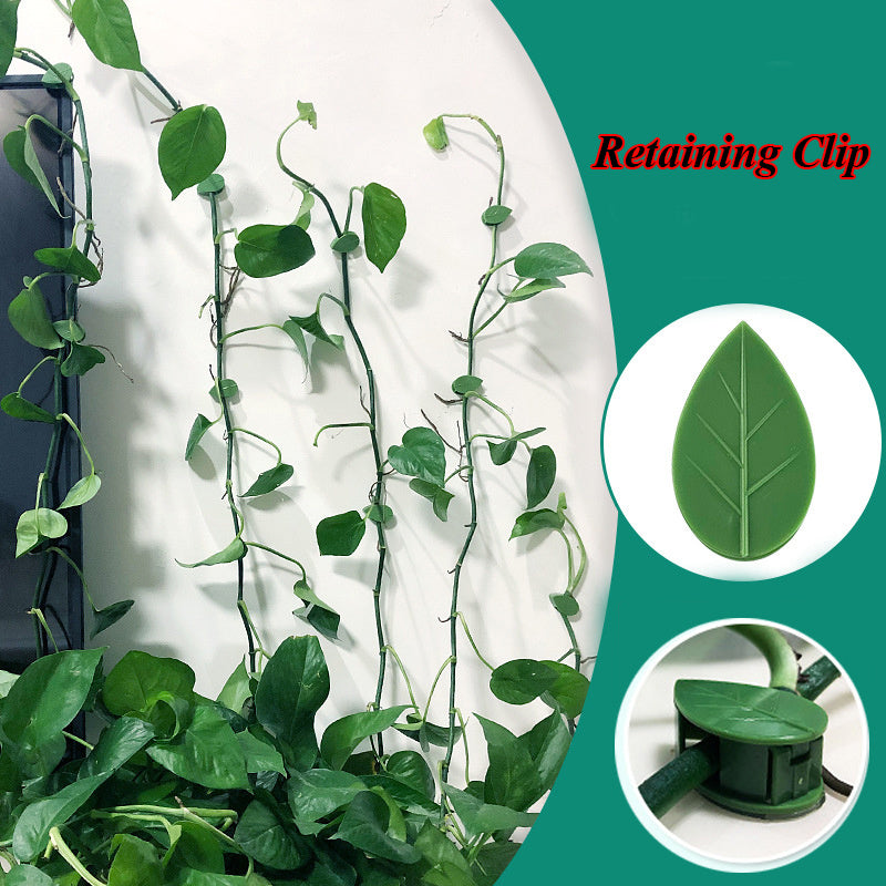 Leaf-Shaped Biodegradable Plant Support Clips