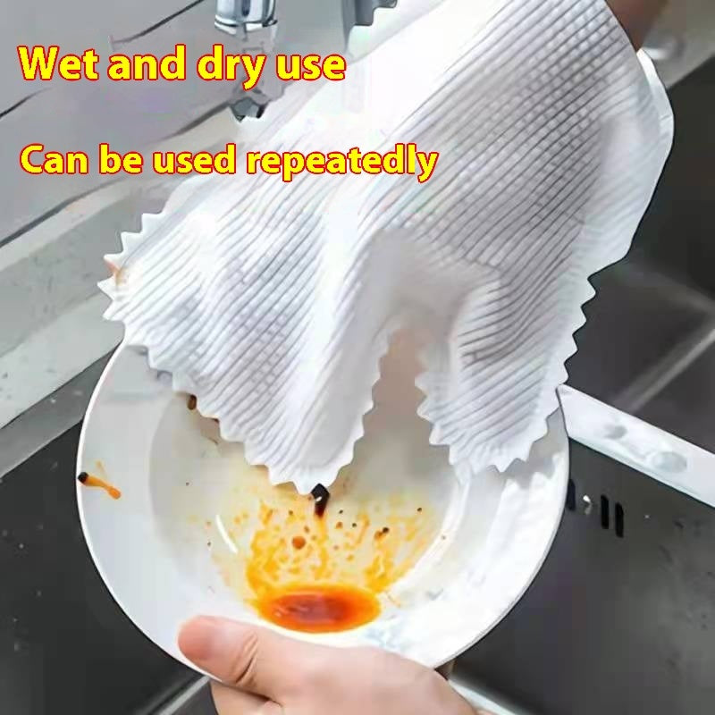 Eco-Friendly Bamboo Fiber Cleaning Gloves