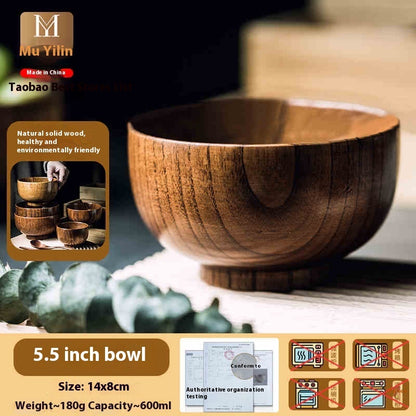 Eco-Friendly Wooden Bowls - Sustainable, Biodegradable, Durable