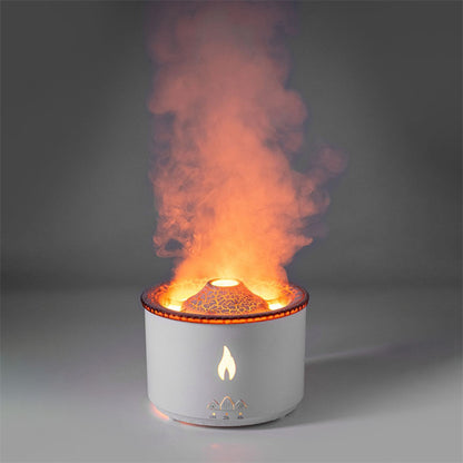 Creative Volcano Aroma Diffuser Flame Lamp