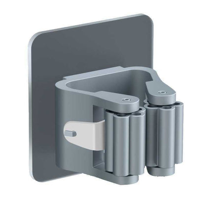 No-Drill Strong Adhesive Mop Hook – 3-Pack Wall Mount Holder