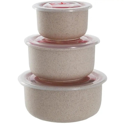 Eco-Friendly Wheat Straw Bowls for Food Storage