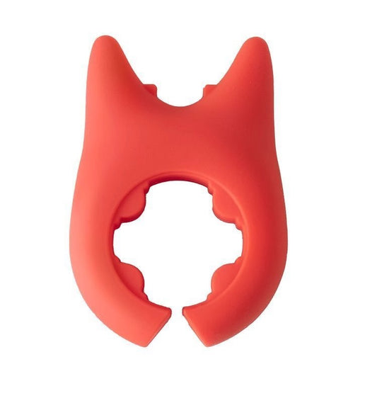 Eco-Friendly Silicone Cat Pot Lid Lifter - Green & Red
