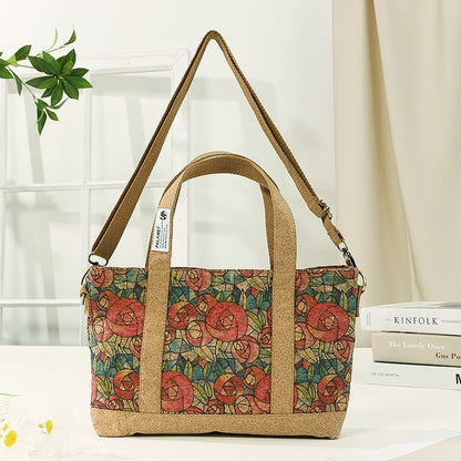 Eco-Friendly Cork Crossbody Bag - Stylish & Sustainable