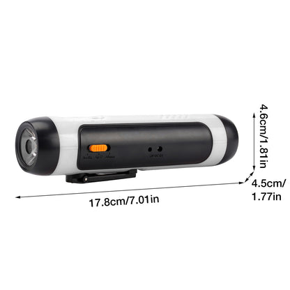 Multifunction Hand Crank Flashlight with Radio and Siren