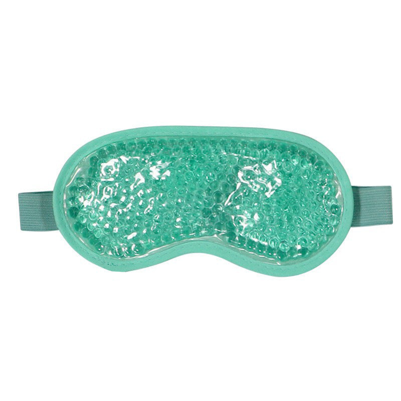 Reusable Gel Eye Mask for Hot & Cold Therapy - Blue Contoured Design