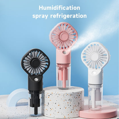 Eco-Chill Mist: USB Rechargeable Humidifying Fan