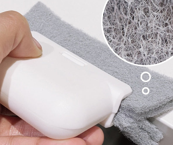 Eco-Friendly Window Track Cleaning Brush - Reusable & Efficient