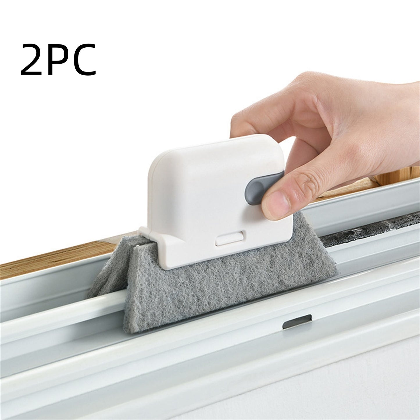 Eco-Friendly Window Track Cleaning Brush - Reusable & Efficient