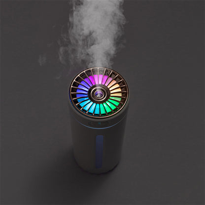 Portable Car Humidifier with Blue LED Light - Enhance Air Quality On-the-Go