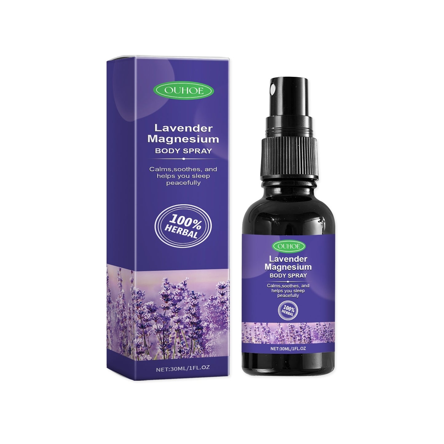 Lavender Magnesium Body Spray for Calming Wellness