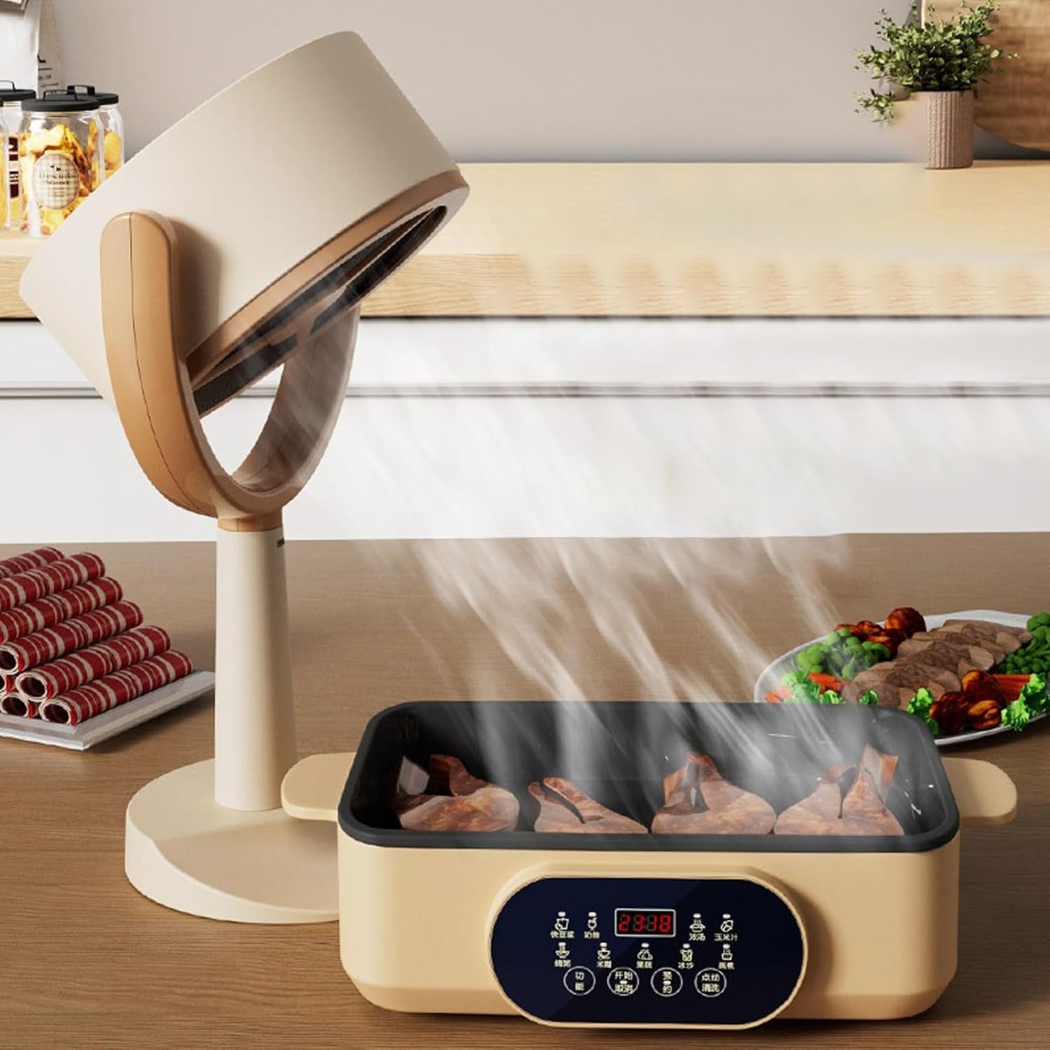 Wireless Portable Range Hood Fan for Smoke Reduction