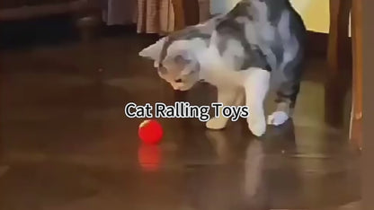 Smart Cat Rolling Ball Toy – USB Rechargeable Automatic Bouncing Pet Toy