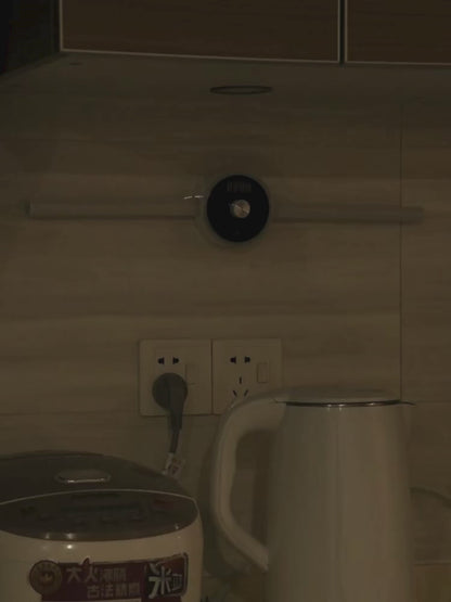 Smart Cabinet Light with Clock – Removable LED Wardrobe Sensor Lamp