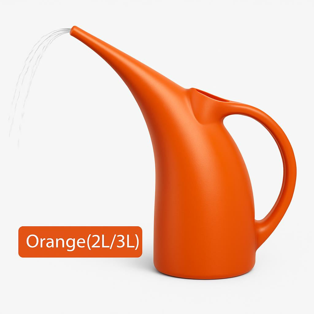 Eco-Friendly Water-Saving Watering Can - Orange & Green