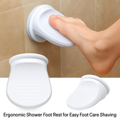 Ergonomic Shower Foot Rest for Easy Foot Care and Shaving