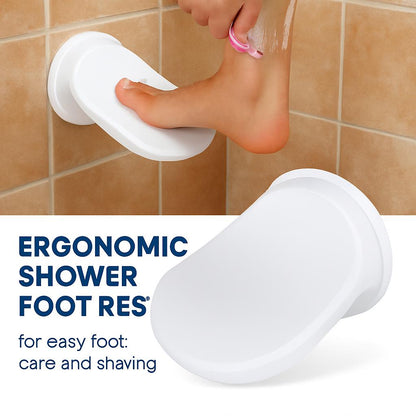 Ergonomic Shower Foot Rest for Easy Foot Care and Shaving