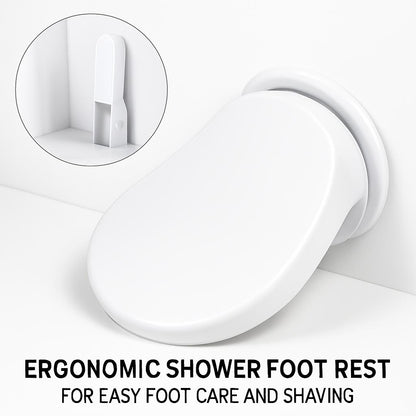 Ergonomic Shower Foot Rest for Easy Foot Care and Shaving
