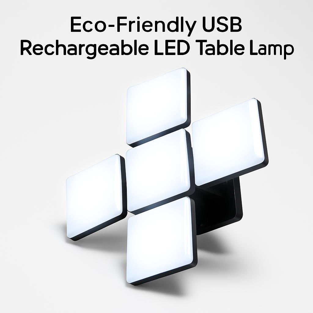 Eco-Friendly USB Rechargeable LED Table Lamp