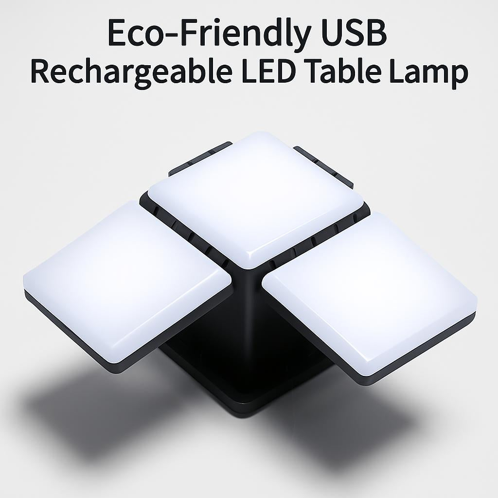 Eco-Friendly USB Rechargeable LED Table Lamp