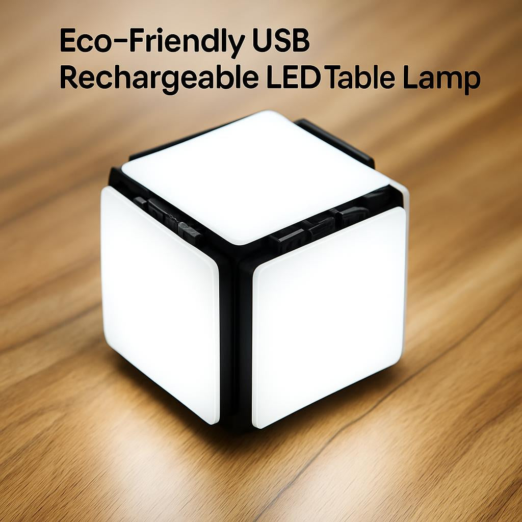 Eco-Friendly USB Rechargeable LED Table Lamp