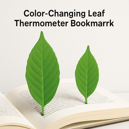 Color-Changing Leaf Thermometer Bookmark