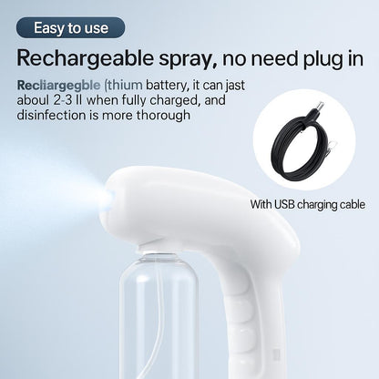 Eco-Friendly Wireless Nano Spray Gun for Disinfection