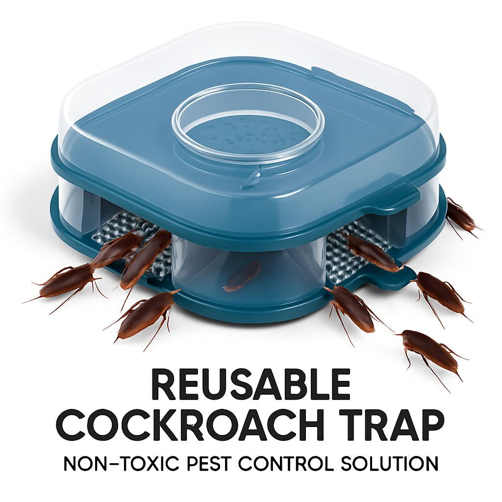 Eco-Friendly Reusable Cockroach Trap - Non-Toxic Pest Control Solution