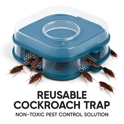Eco-Friendly Reusable Cockroach Trap - Non-Toxic Pest Control Solution
