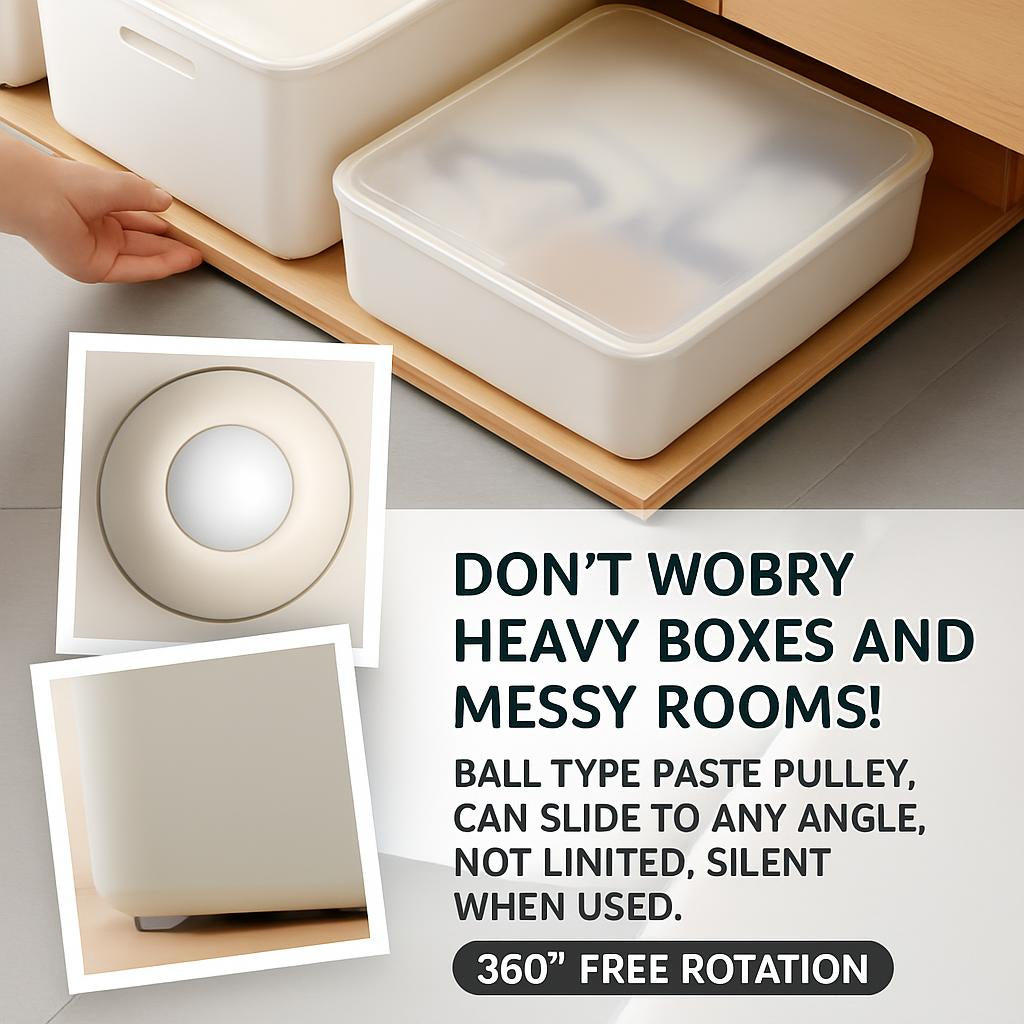 Smooth Glide Universal Swivel Caster Wheels