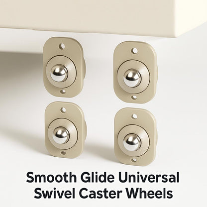 Smooth Glide Universal Swivel Caster Wheels