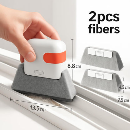 Eco-Friendly Window Track Cleaning Brush - Reusable & Efficient