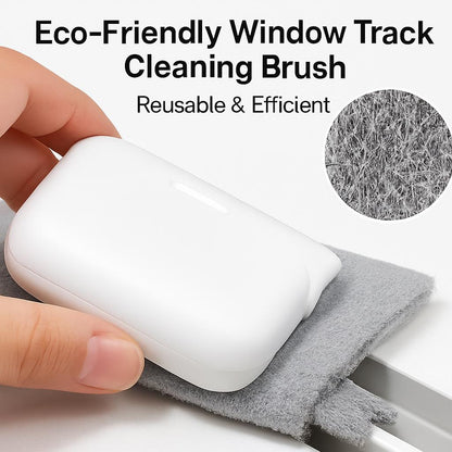Eco-Friendly Window Track Cleaning Brush - Reusable & Efficient