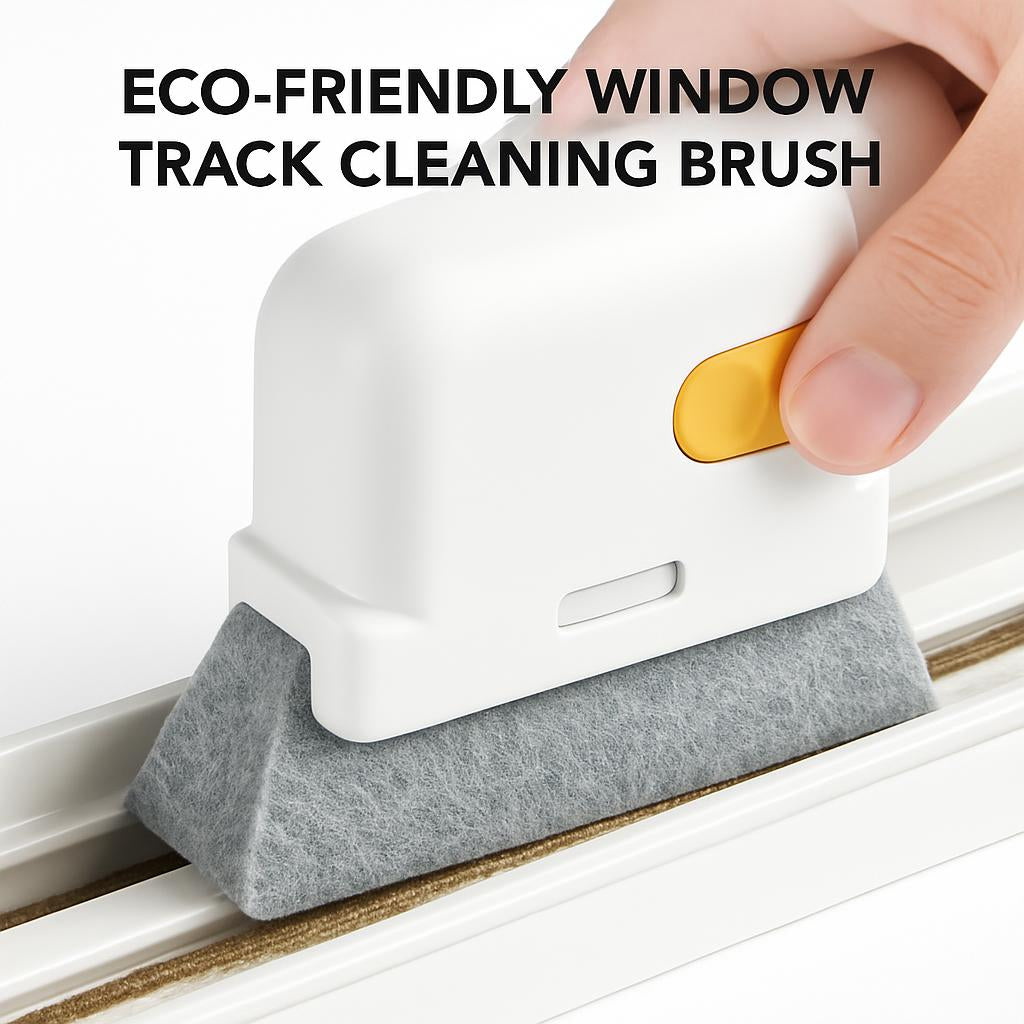 Eco-Friendly Window Track Cleaning Brush - Reusable & Efficient