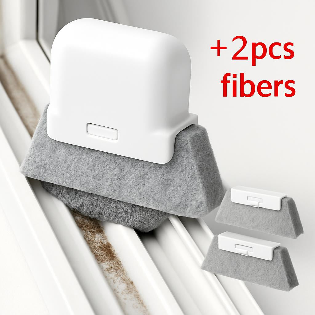 Eco-Friendly Window Track Cleaning Brush - Reusable & Efficient
