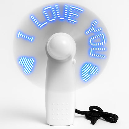 Handheld LED Message Fan