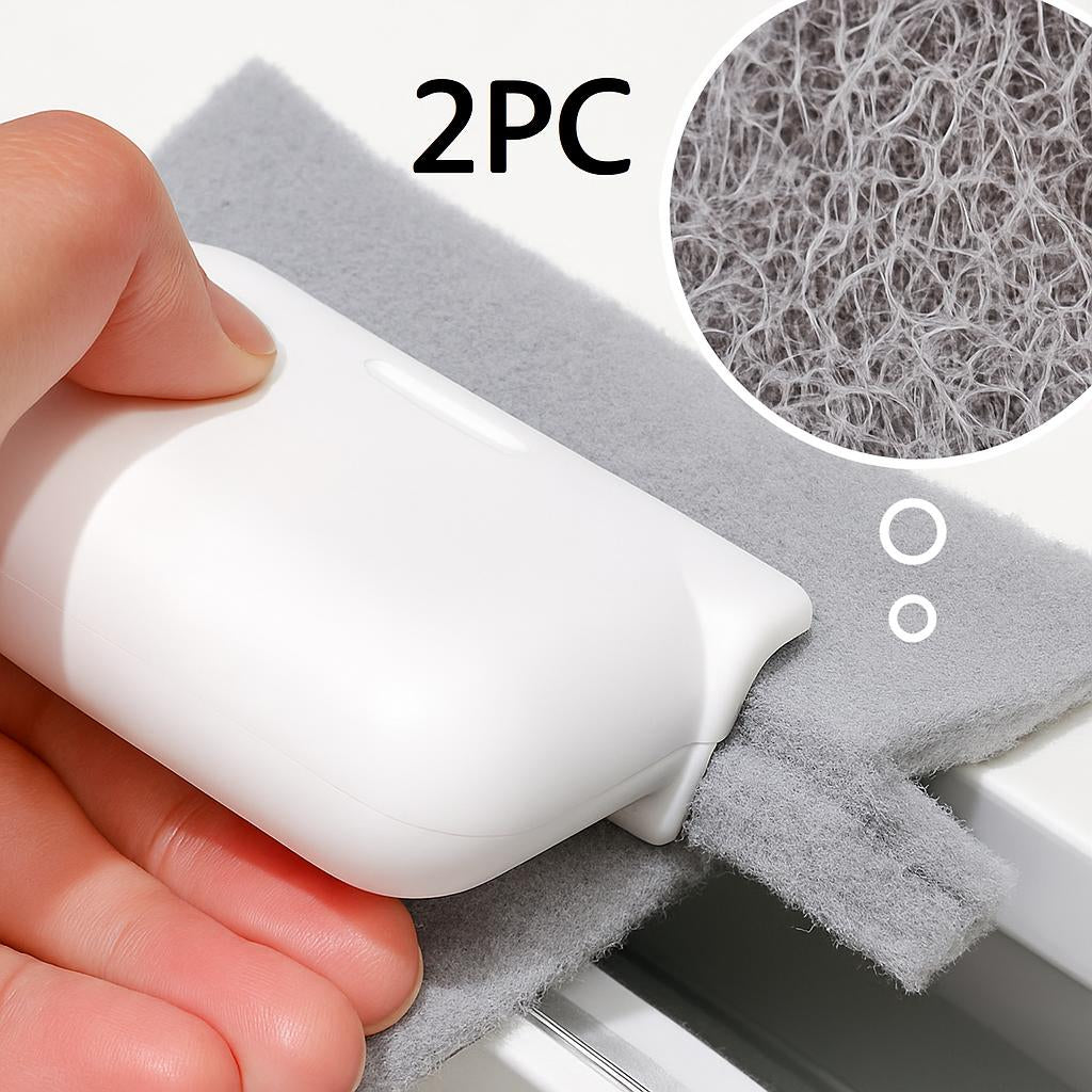 Eco-Friendly Window Track Cleaning Brush - Reusable & Efficient