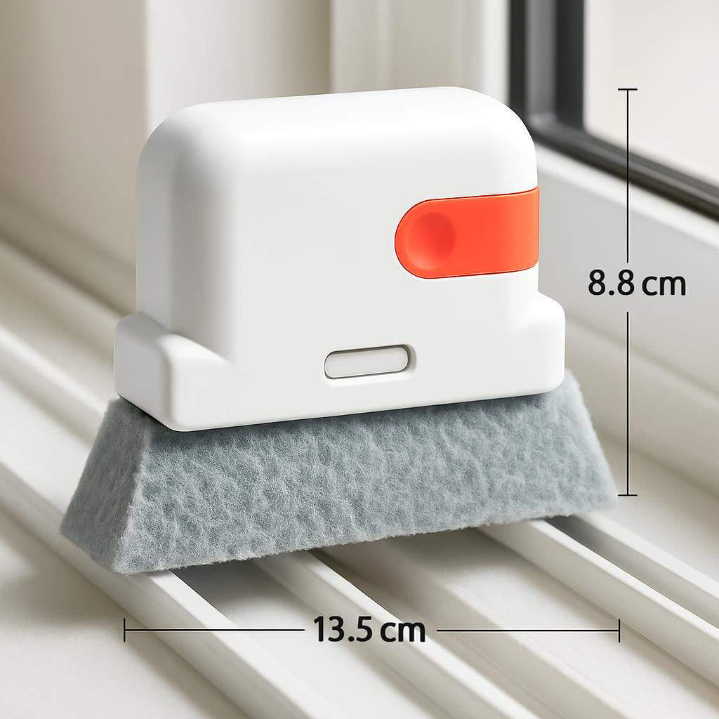 Eco-Friendly Window Track Cleaning Brush - Reusable & Efficient