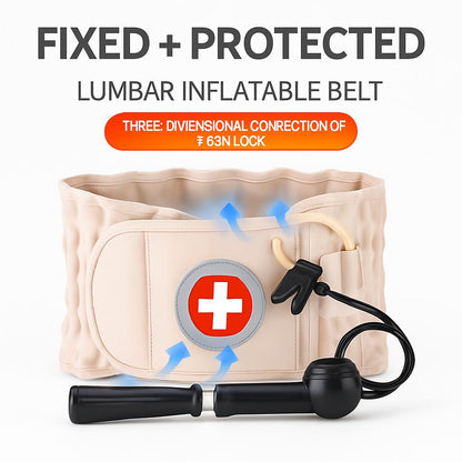 Inflatable Lumbar Support Decompression Belt
