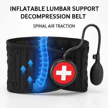 Inflatable Lumbar Support Decompression Belt