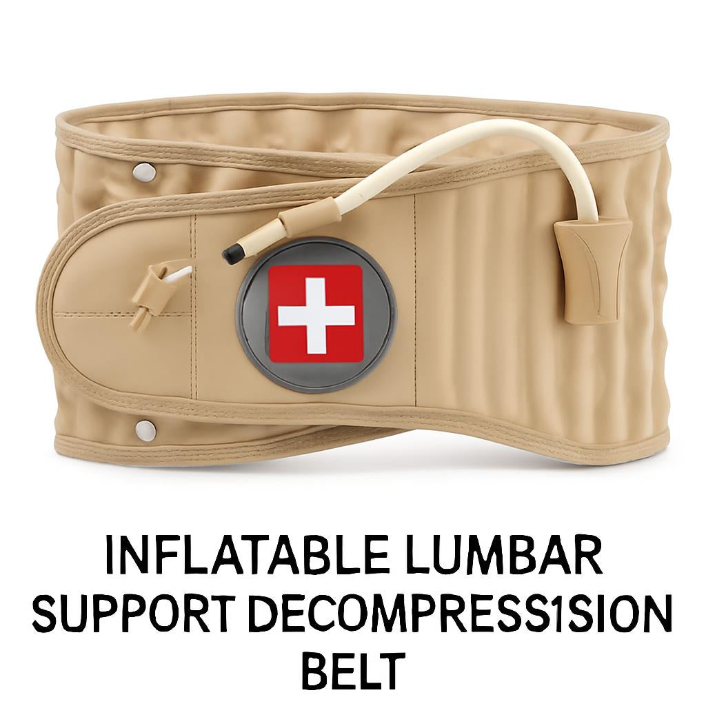 Inflatable Lumbar Support Decompression Belt