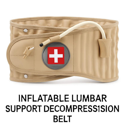 Inflatable Lumbar Support Decompression Belt