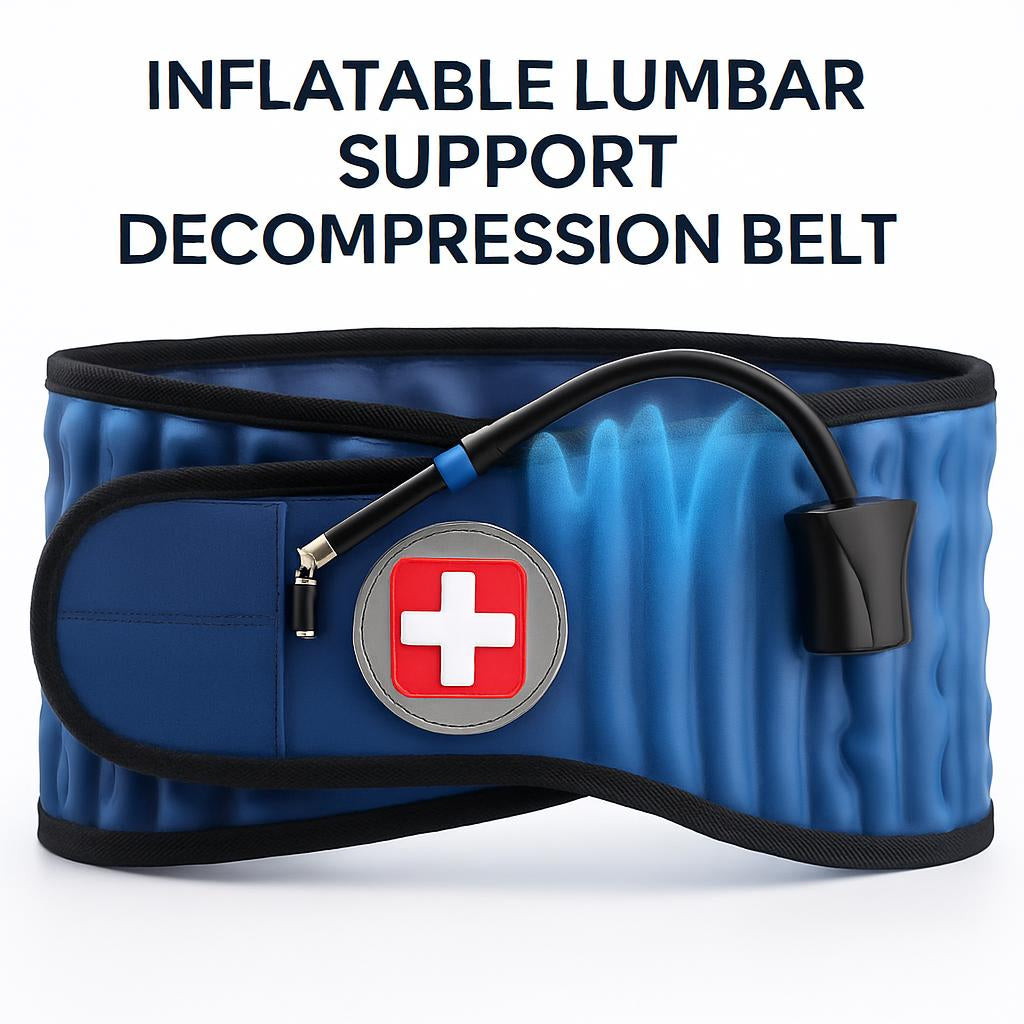 Inflatable Lumbar Support Decompression Belt