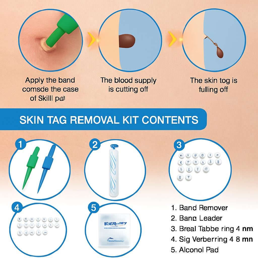 Eco-Friendly Skin Tag Removal Kit with Micro Band Applicator