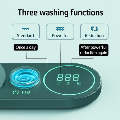 Ultrasonic Contact Lens Cleaner & Wireless Charging Case