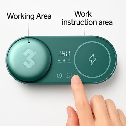 Ultrasonic Contact Lens Cleaner & Wireless Charging Case